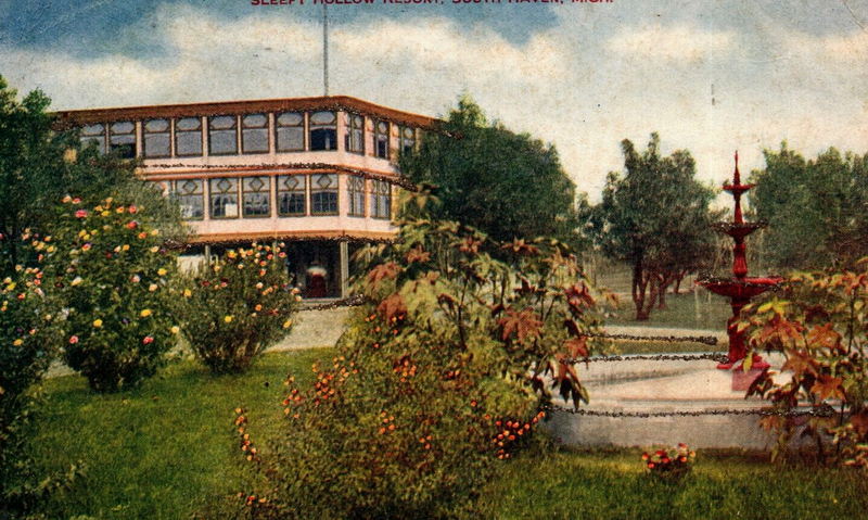 Sleepy Hollow Resort - 1907 Postcard (newer photo)